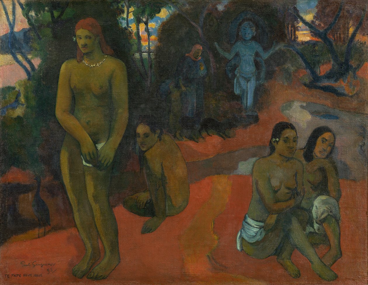 Te Pape Nave Nave (Acque deliziose) da Paul Gauguin