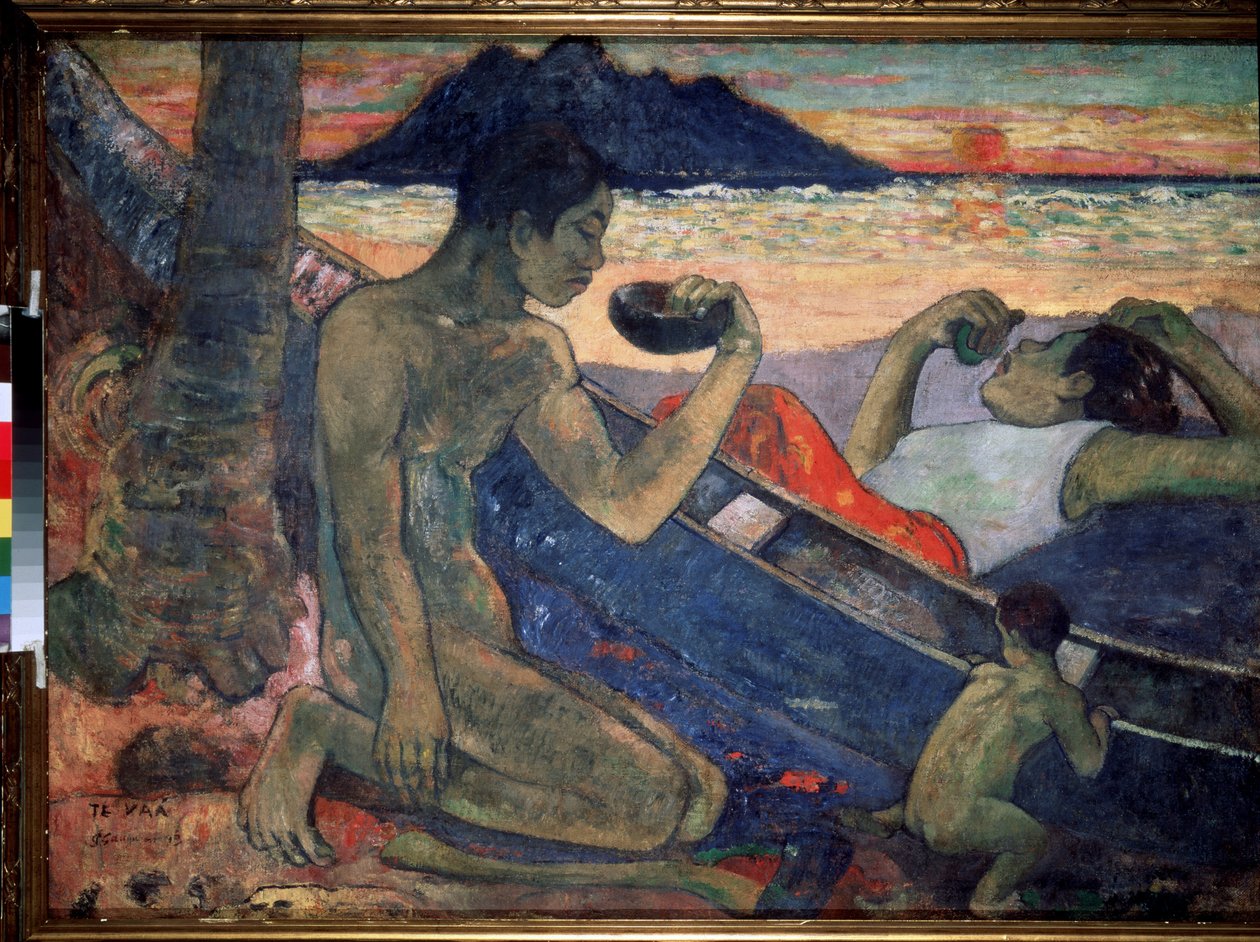 Te Vaa (Il Canoe) da Paul Gauguin