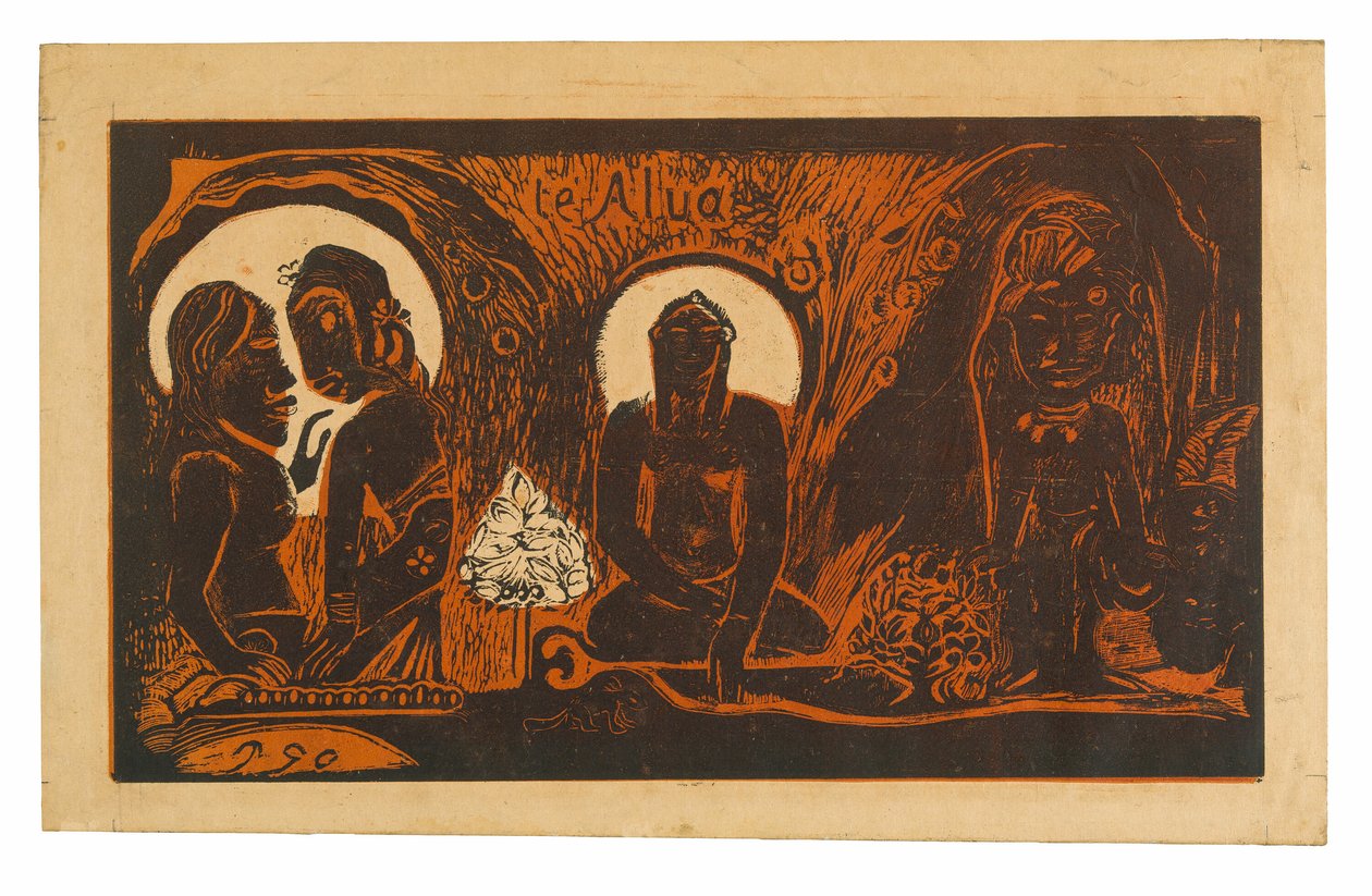 Te atua (Il Dio), dalla suite Noa Noa da Paul Gauguin