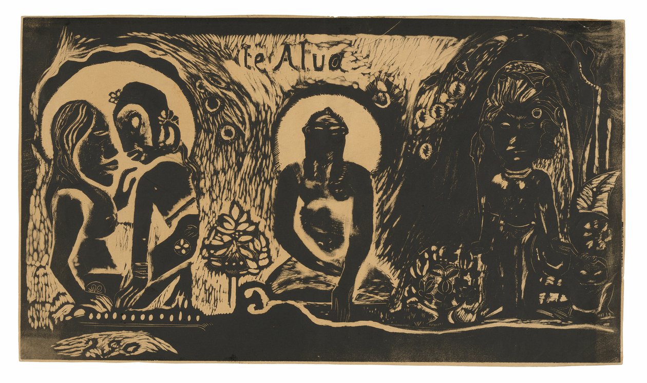 Te atua (Il Dio), dalla Suite Noa Noa da Paul Gauguin