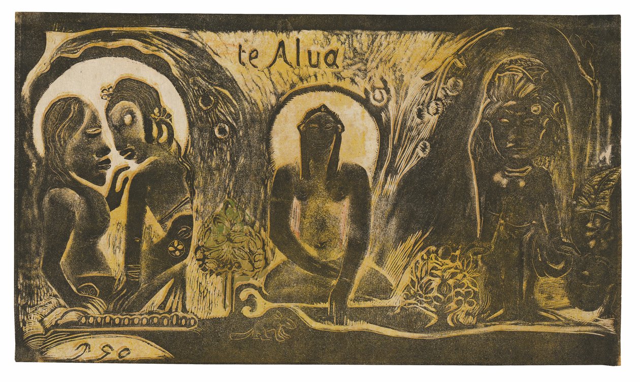 Te atua (Il dio) dalla suite Noa Noa da Paul Gauguin