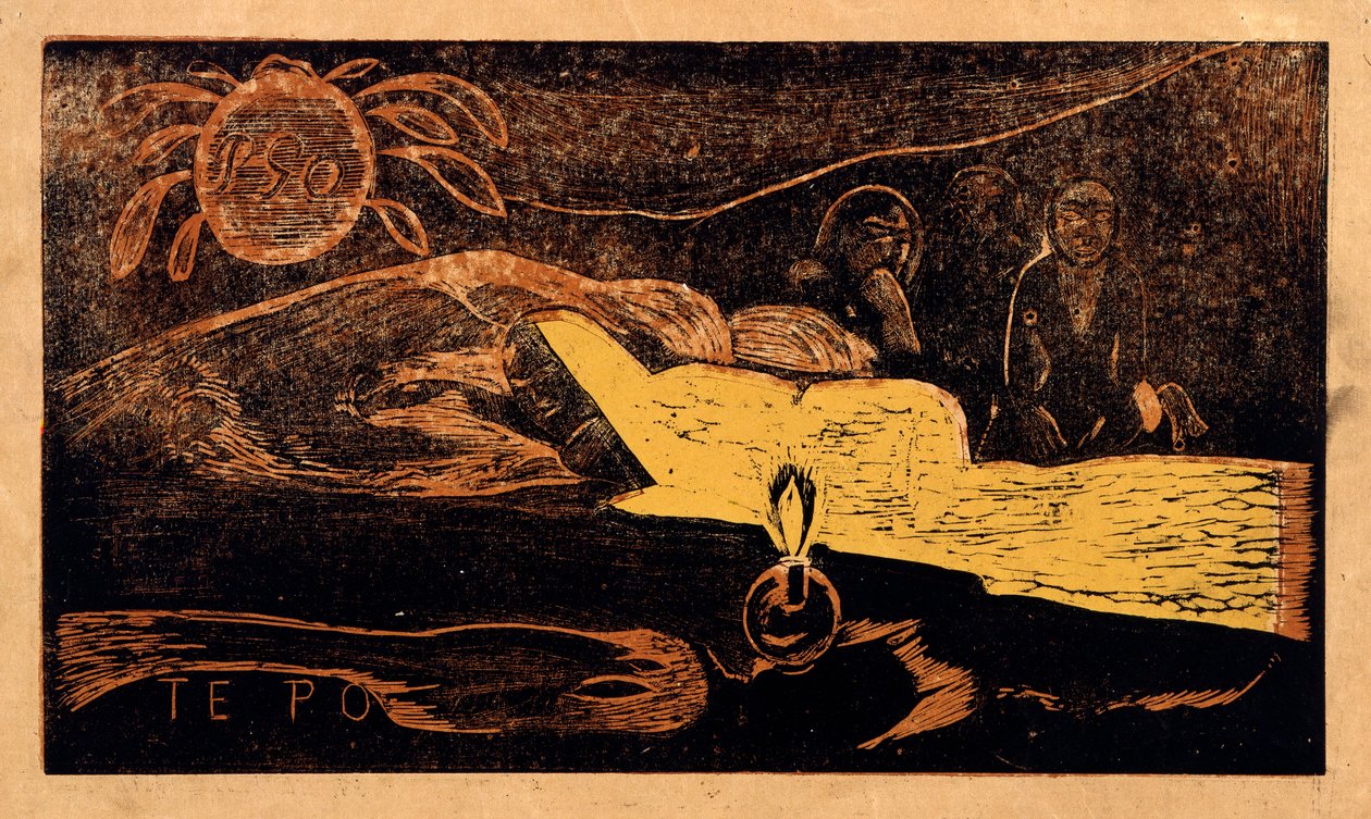Te po. La grande notte dalla serie Noa Noa, 1893-1894 da Paul Gauguin