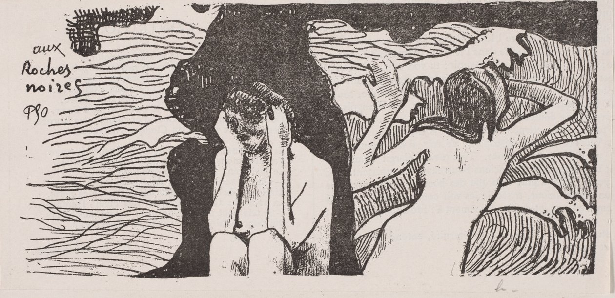 Le rocce nere da Paul Gauguin