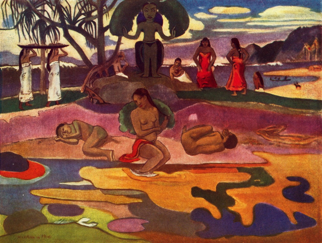 Il giorno del Dio Mahana No Atua, 1936 da Paul Gauguin