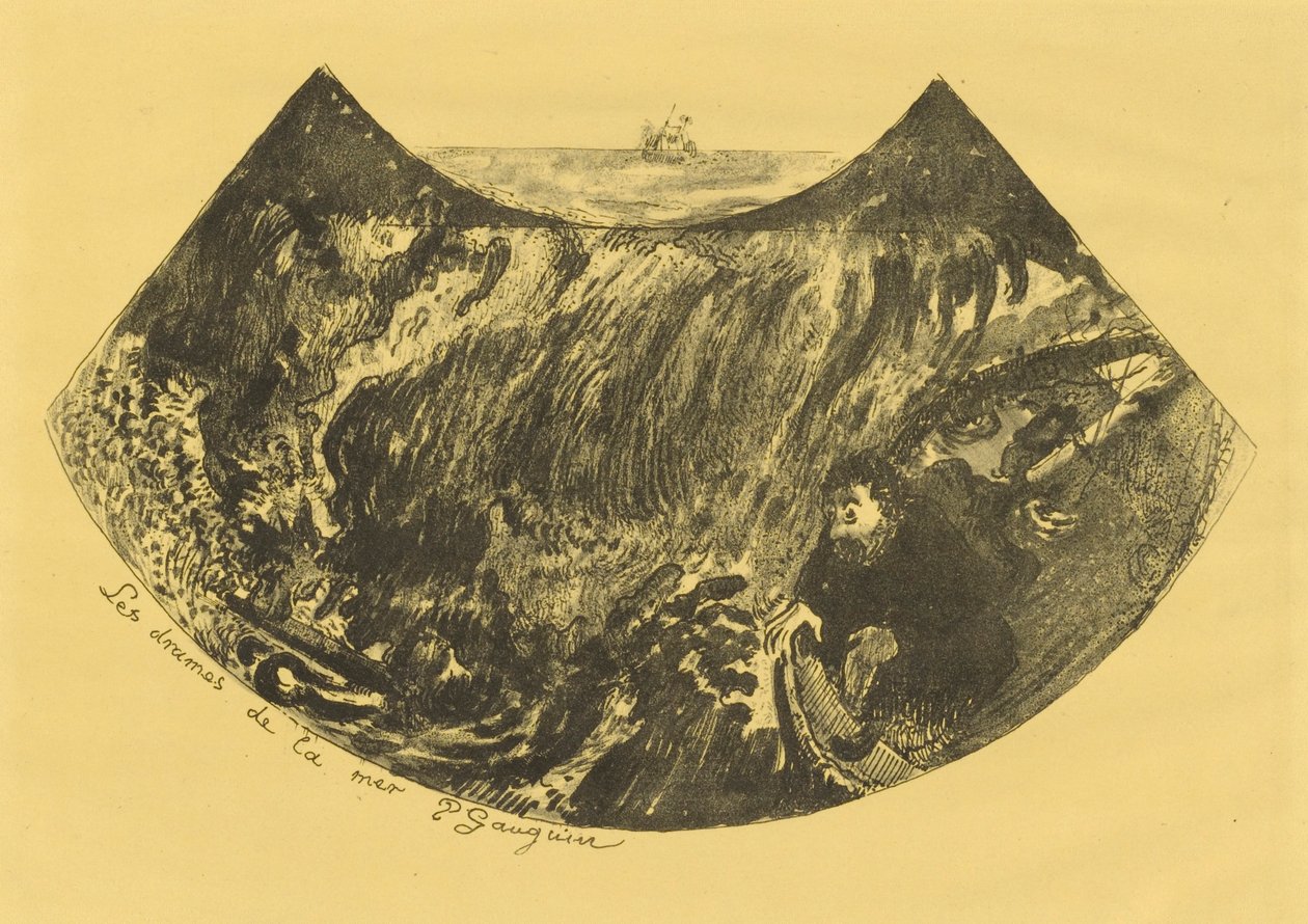 I Drammi del Mare (Una Discesa nel Maelstrom) da Paul Gauguin