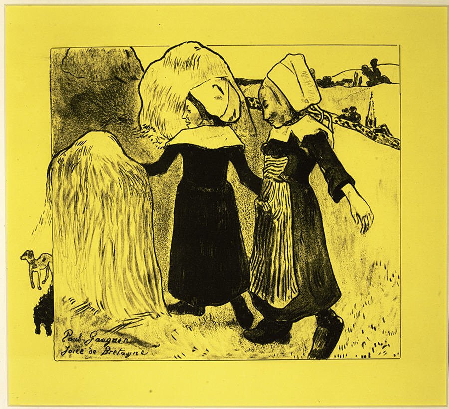 Le gioie della Bretagna, dalla Suite Volpini: Dessins lithographiques da Paul Gauguin