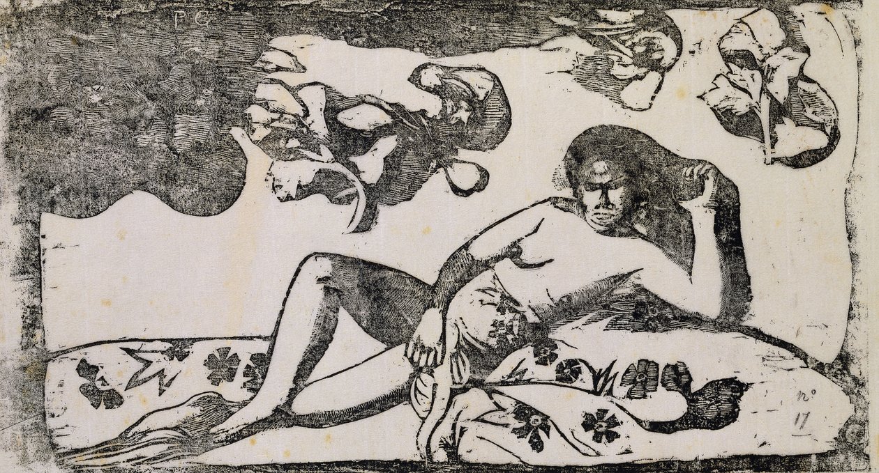 La moglie del re da Paul Gauguin