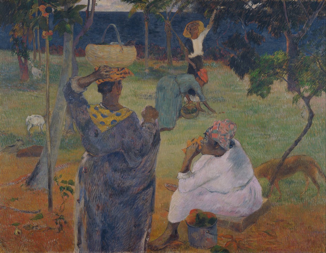 Gli alberi di mango, Martinica da Paul Gauguin