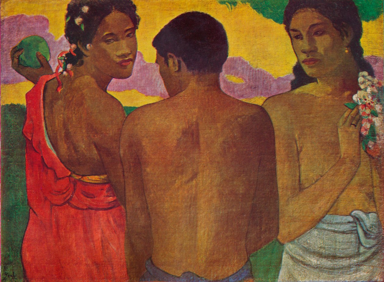 I tre tahitiani, 1899 da Paul Gauguin