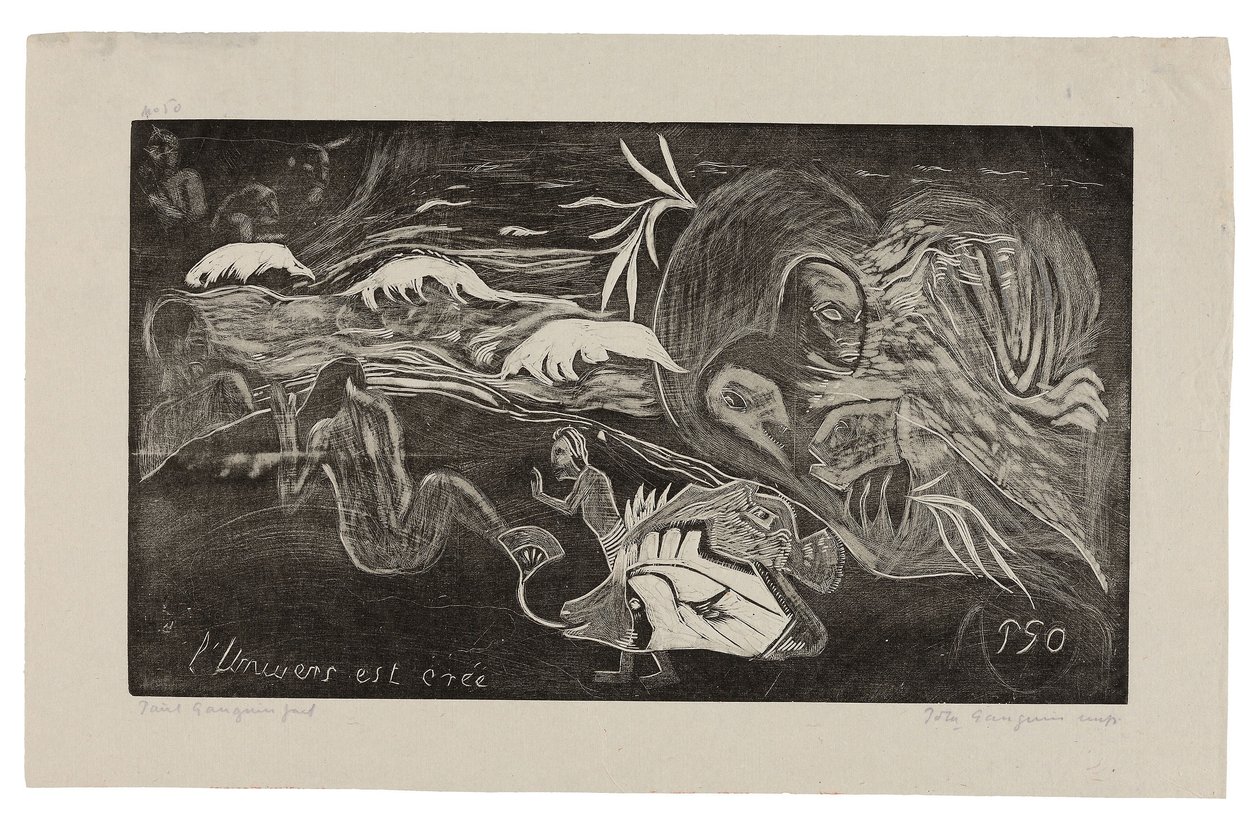 The Universe Is Being Created), dalla suite Noa Noa da Paul Gauguin