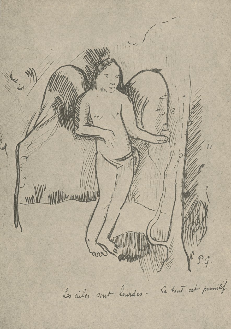 Le ali sono pesanti, 1936 da Paul Gauguin