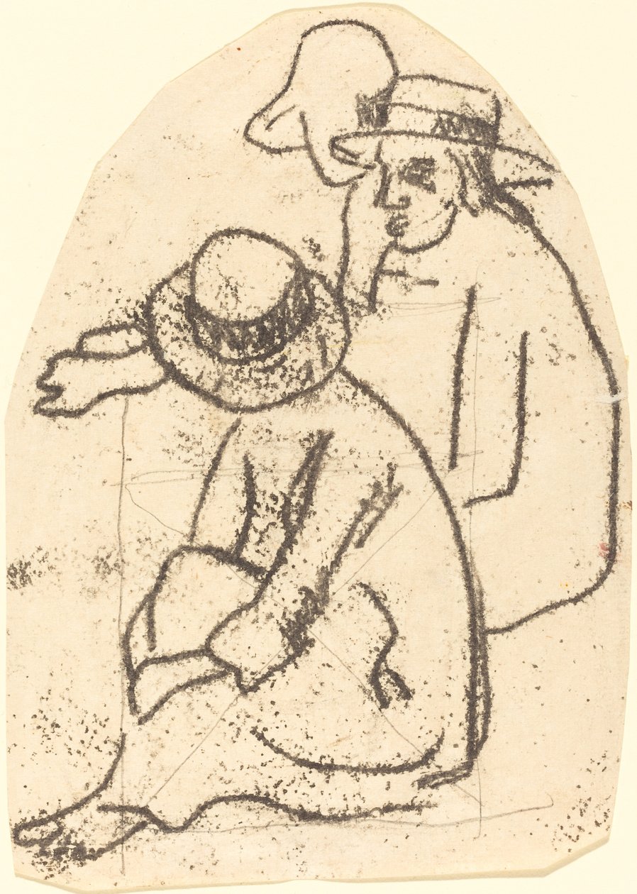 Tre tahitiani (Studio per "La sorella della carità") da Paul Gauguin