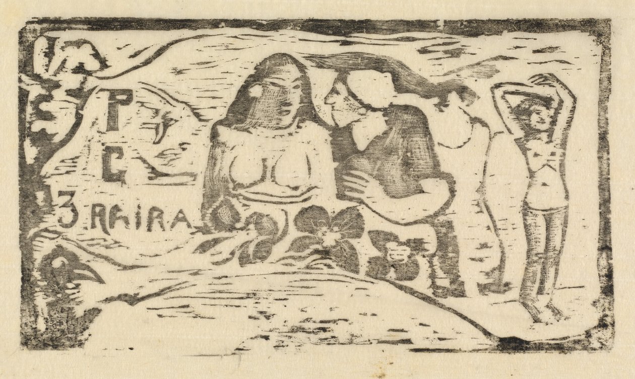 Pagina del titolo per "Le Sourire" da Paul Gauguin