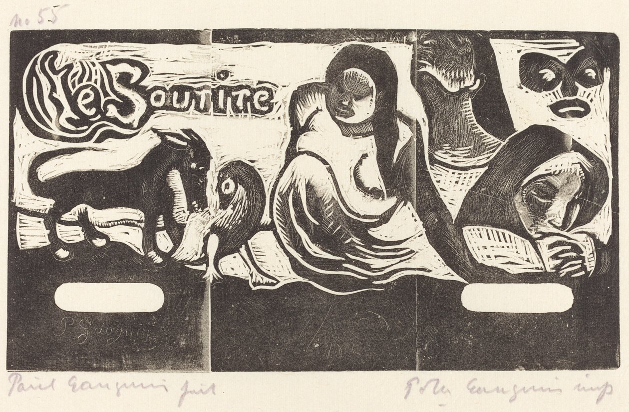 Pagina del titolo per Le Sourire da Paul Gauguin