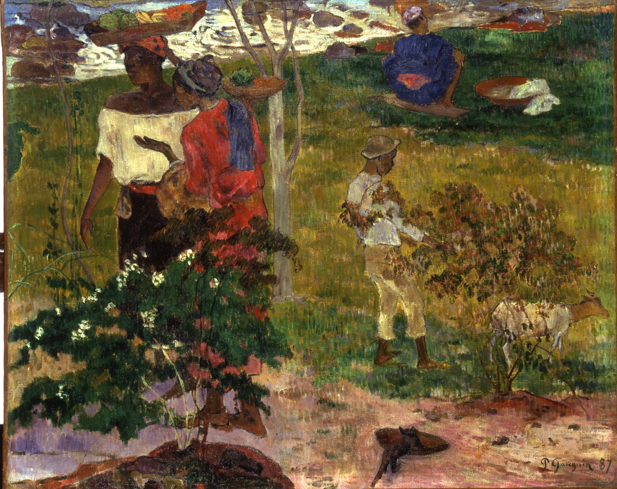 Conversazione attuale, 1887 da Paul Gauguin