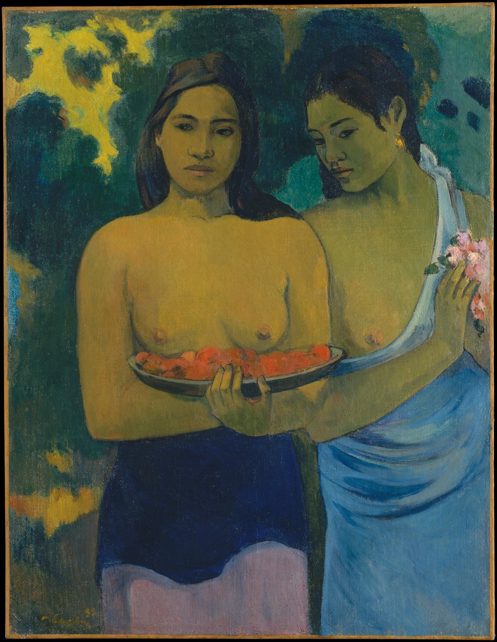 Due donne tahitiane da Paul Gauguin