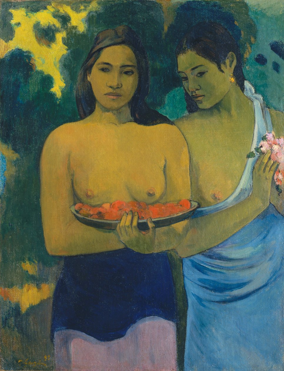 Due donne tahitiane da Paul Gauguin