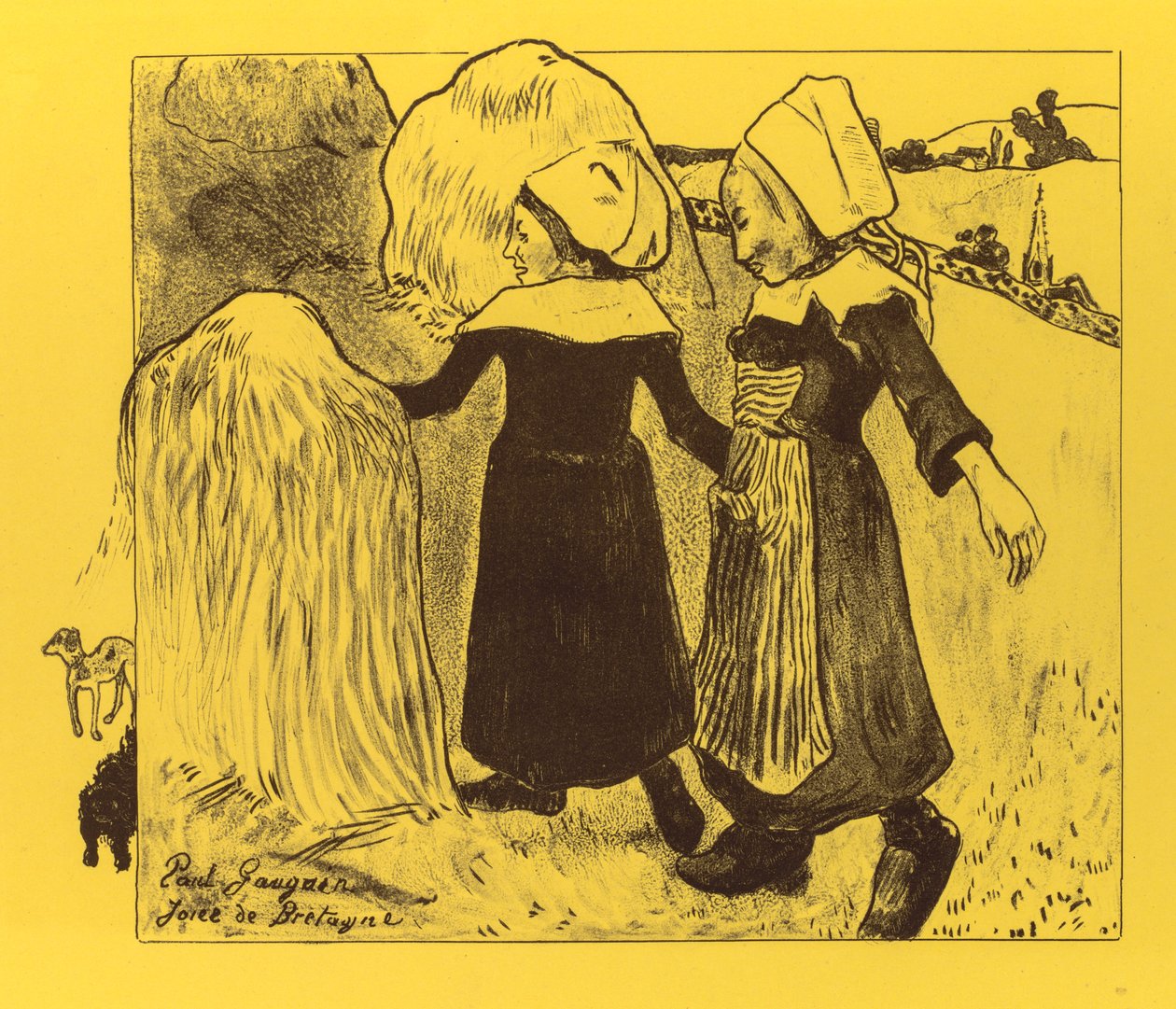 Suite Volpini: Gioie della Bretagna (Joies de Bretagne) da Paul Gauguin