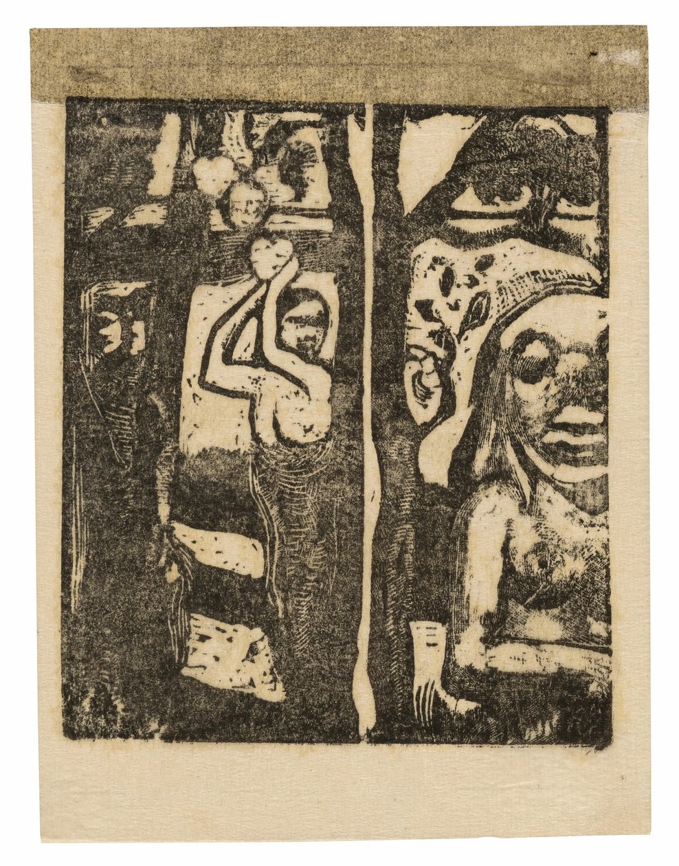Donna che Raccoglie Frutta e Oviri da Paul Gauguin