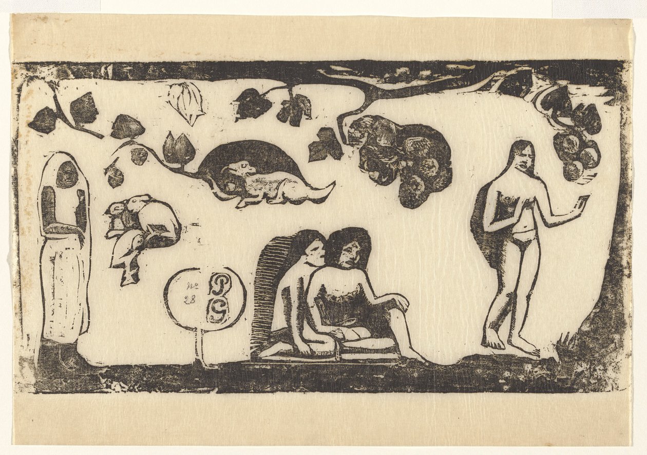 Donne, Animali e Foliage da Paul Gauguin