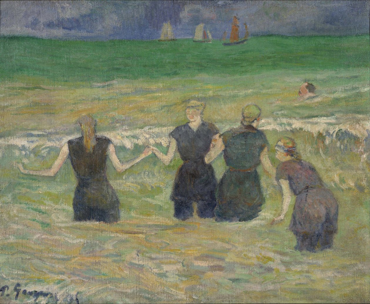 Giovani donne che fanno il bagno da Paul Gauguin