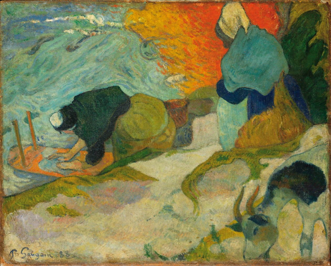 Lavandaie ad Arles (Francia) da Paul Gauguin