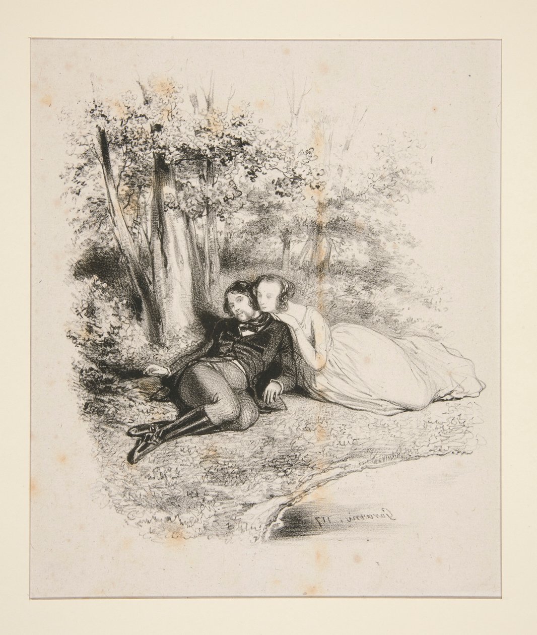 (NEL BOSCO.) da Paul Gavarni