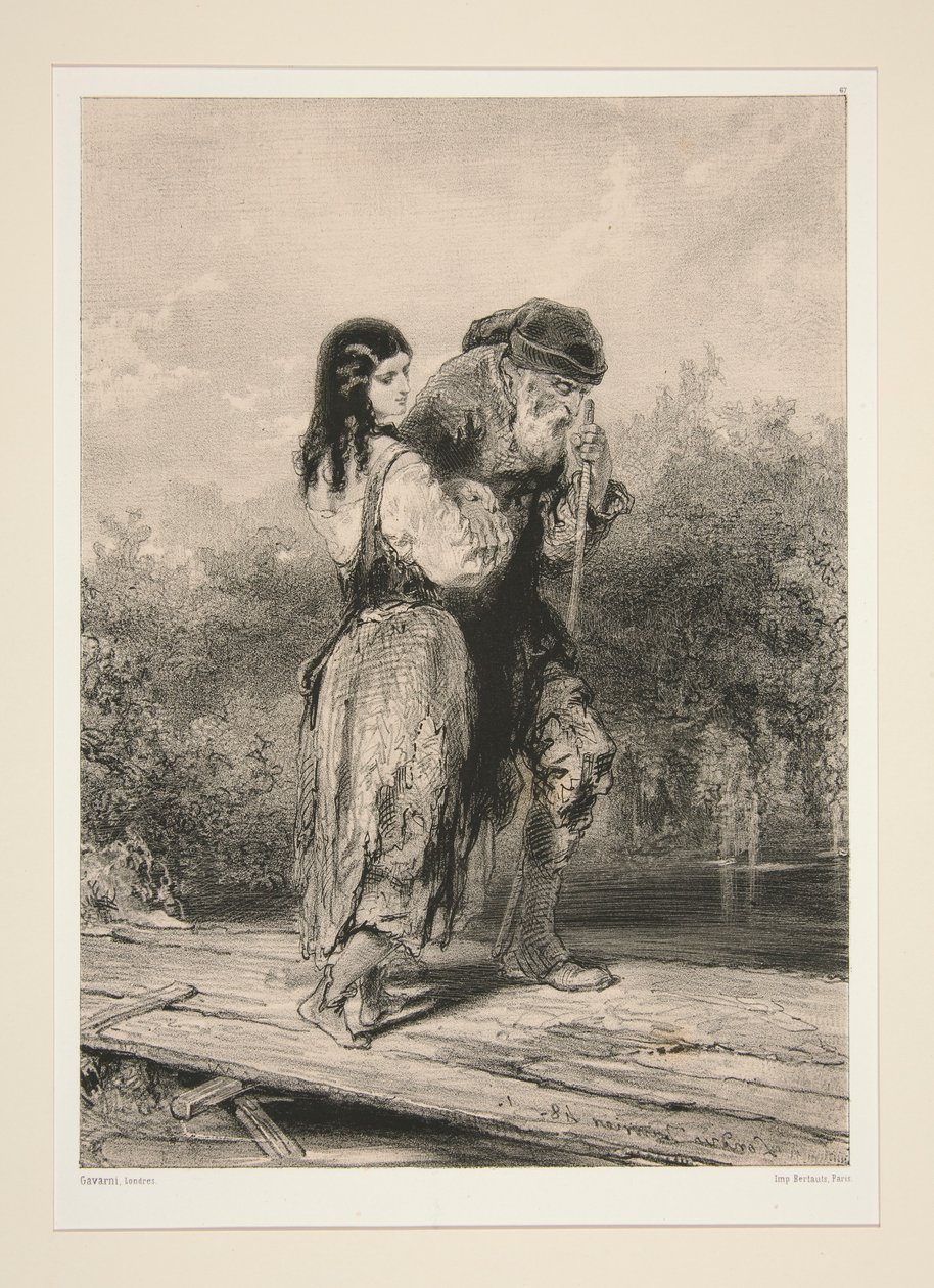 (PIETÀ FILIALE) da Paul Gavarni