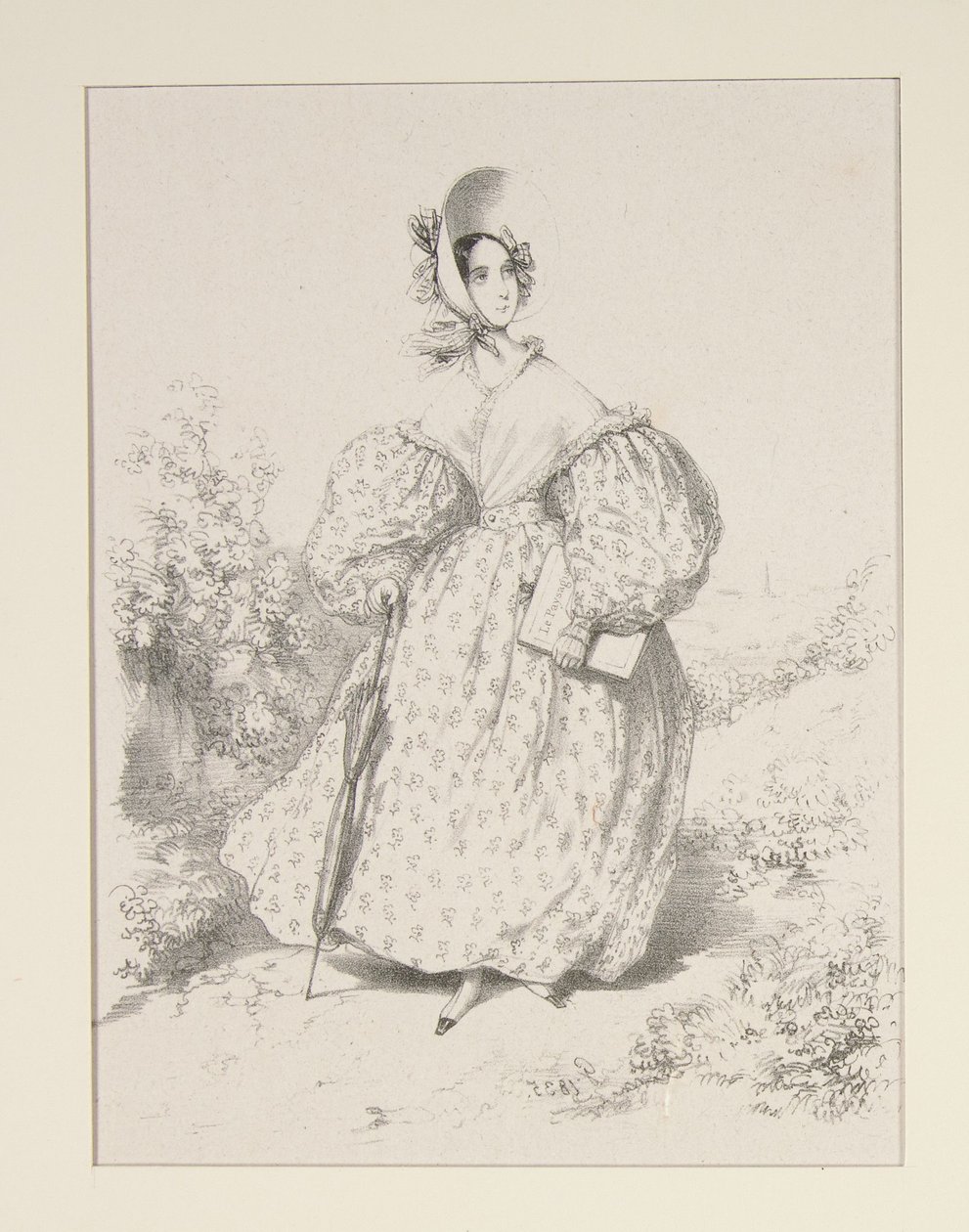 In campagna. Huillet 1835. Abito di jaconas,... da Paul Gavarni