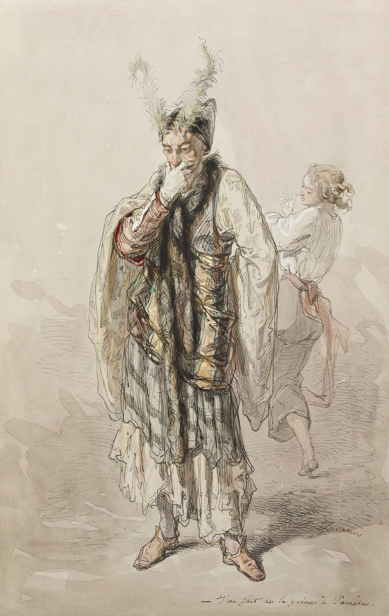 Attori da Paul Gavarni