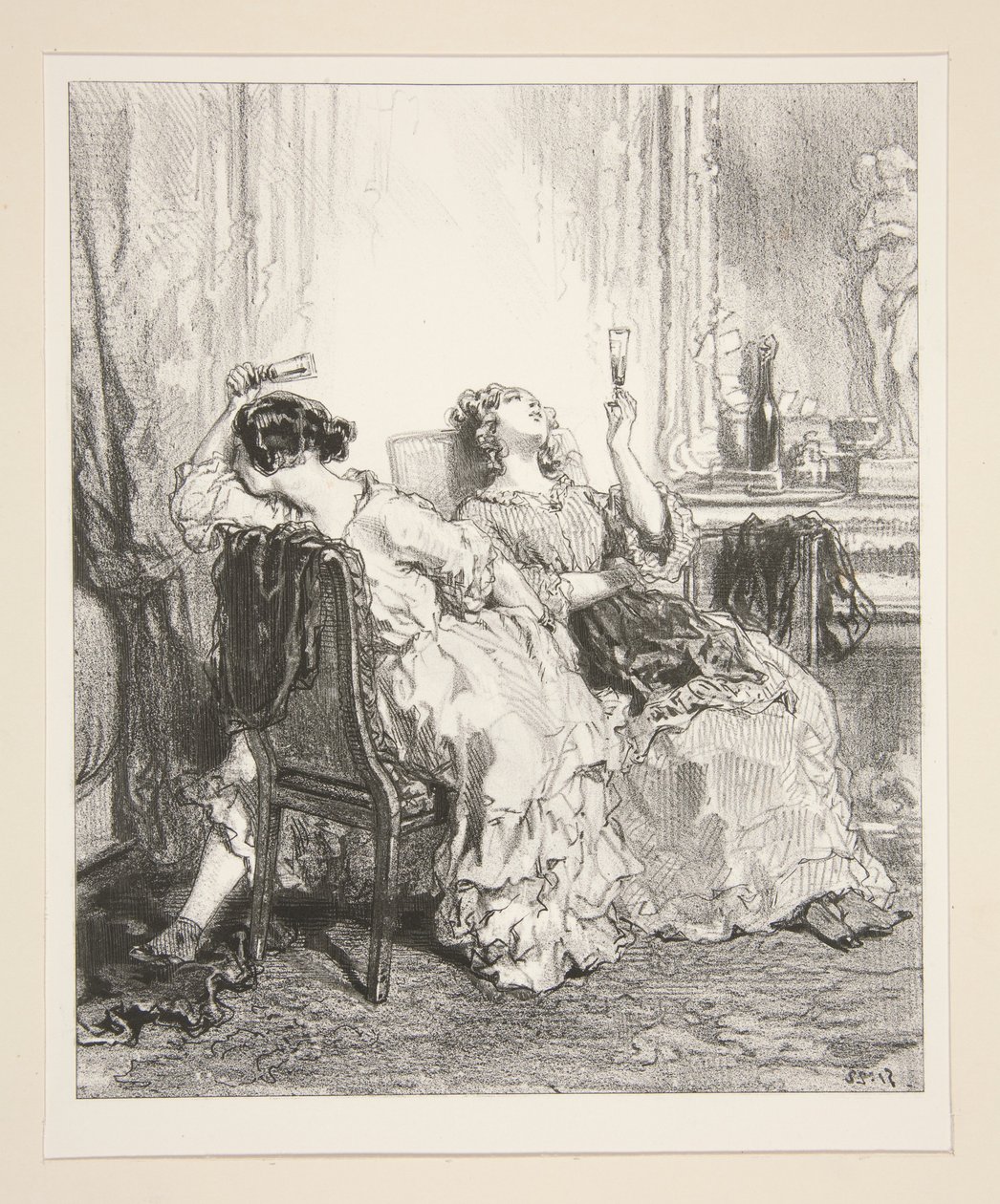 Ah! Madame Adolphe! Madame Adolphe... da Paul Gavarni