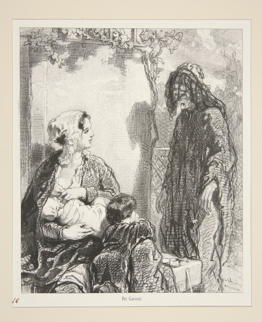 In nome di questi amori, che consoleranno la vostra vecchiaia, Signora, abbiate pietà di me! da Paul Gavarni