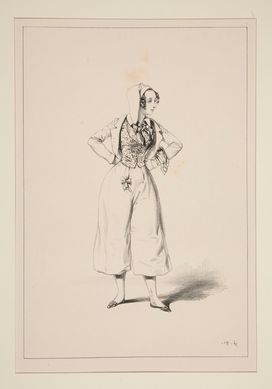 BLANCHISSEUR. Bonnet de coton da Paul Gavarni