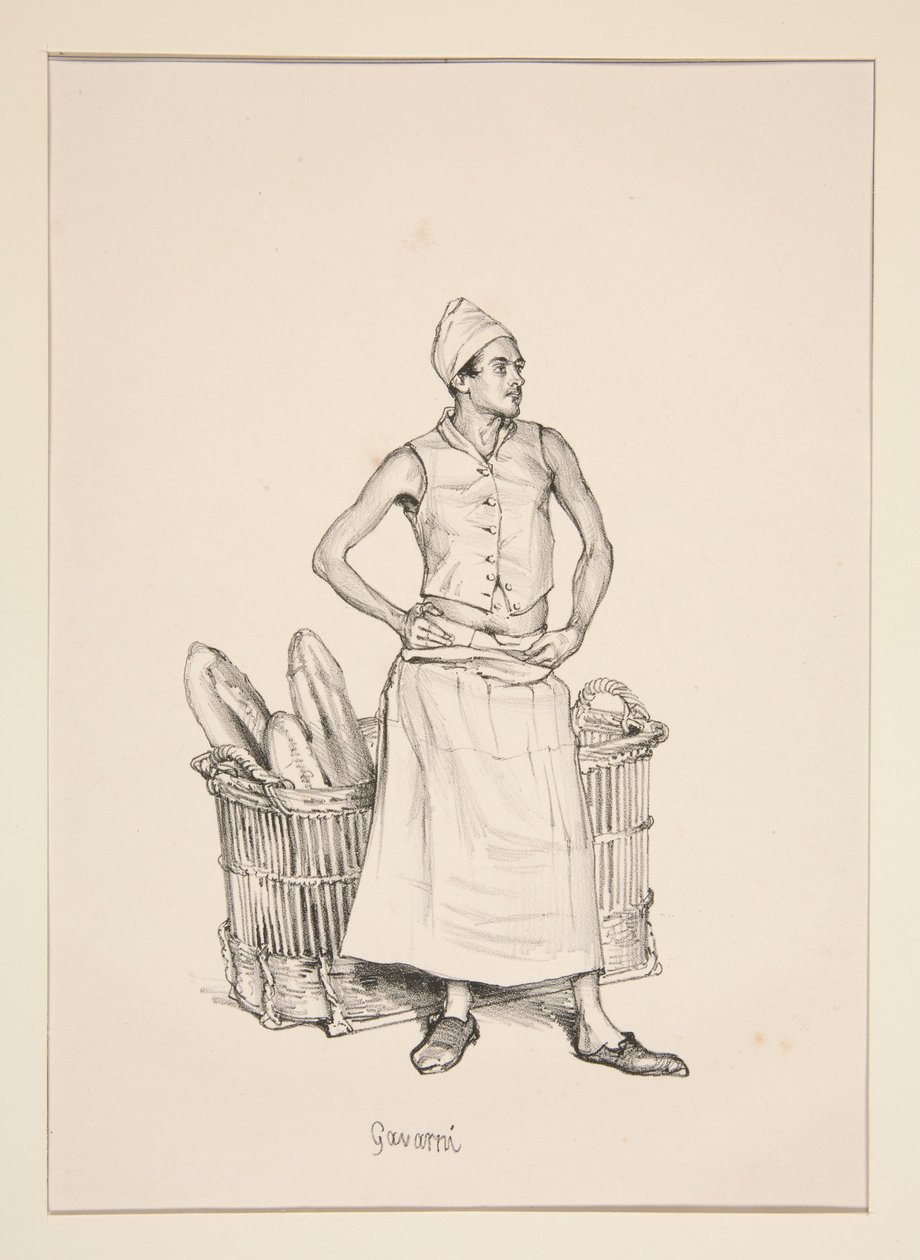BOULANGER. Panettiere. da Paul Gavarni
