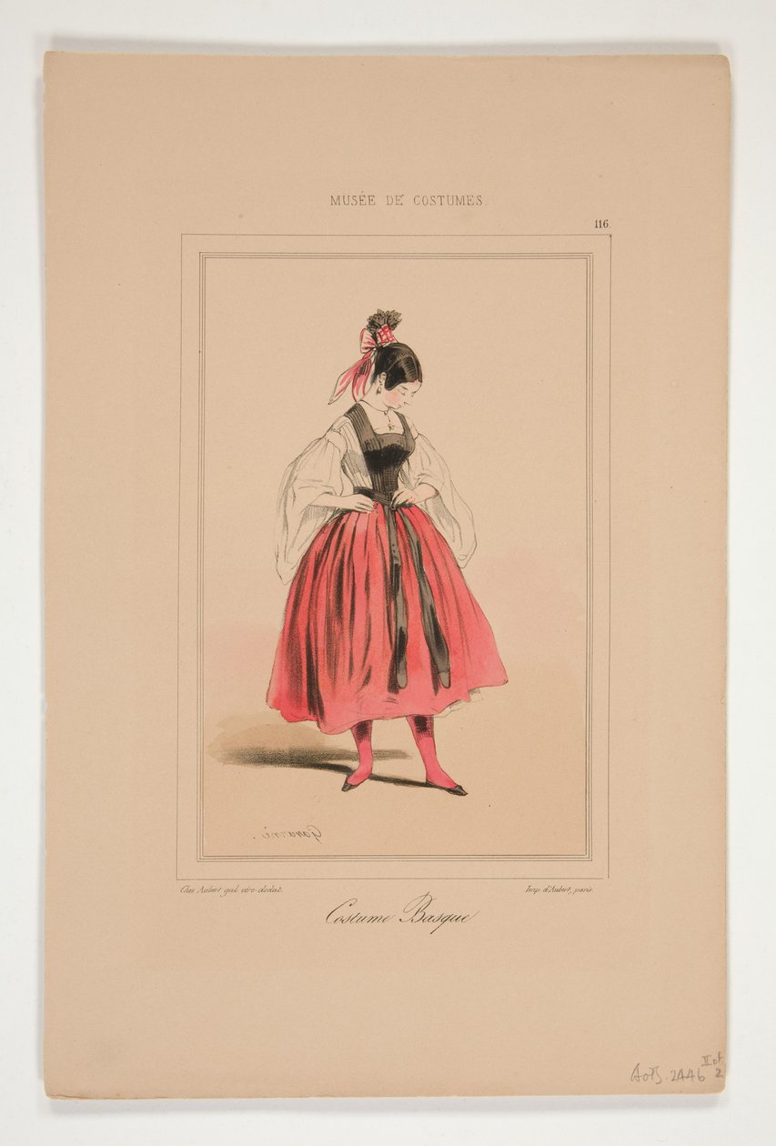 Baskische Tracht da Paul Gavarni