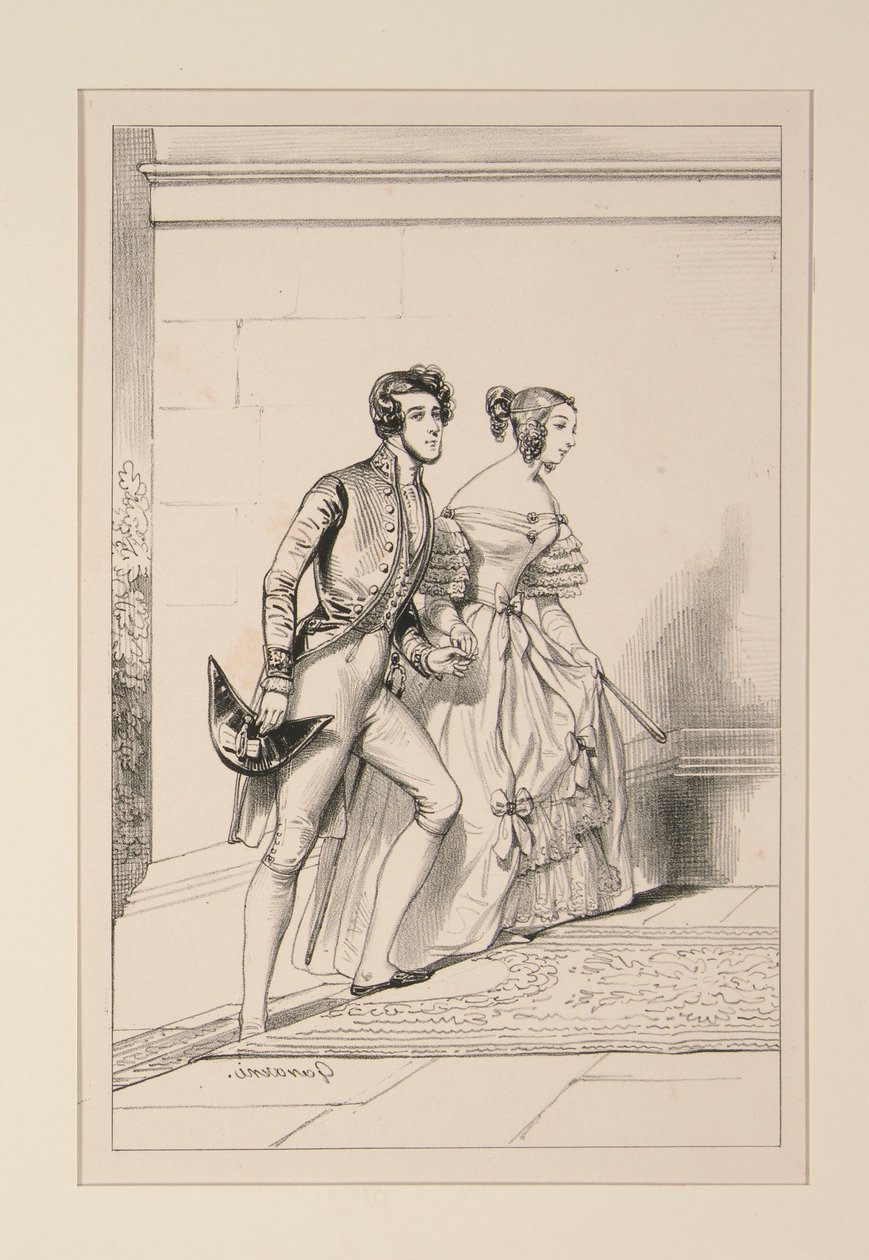 ABITO DI CORTE DEL 1837 ... da Paul Gavarni