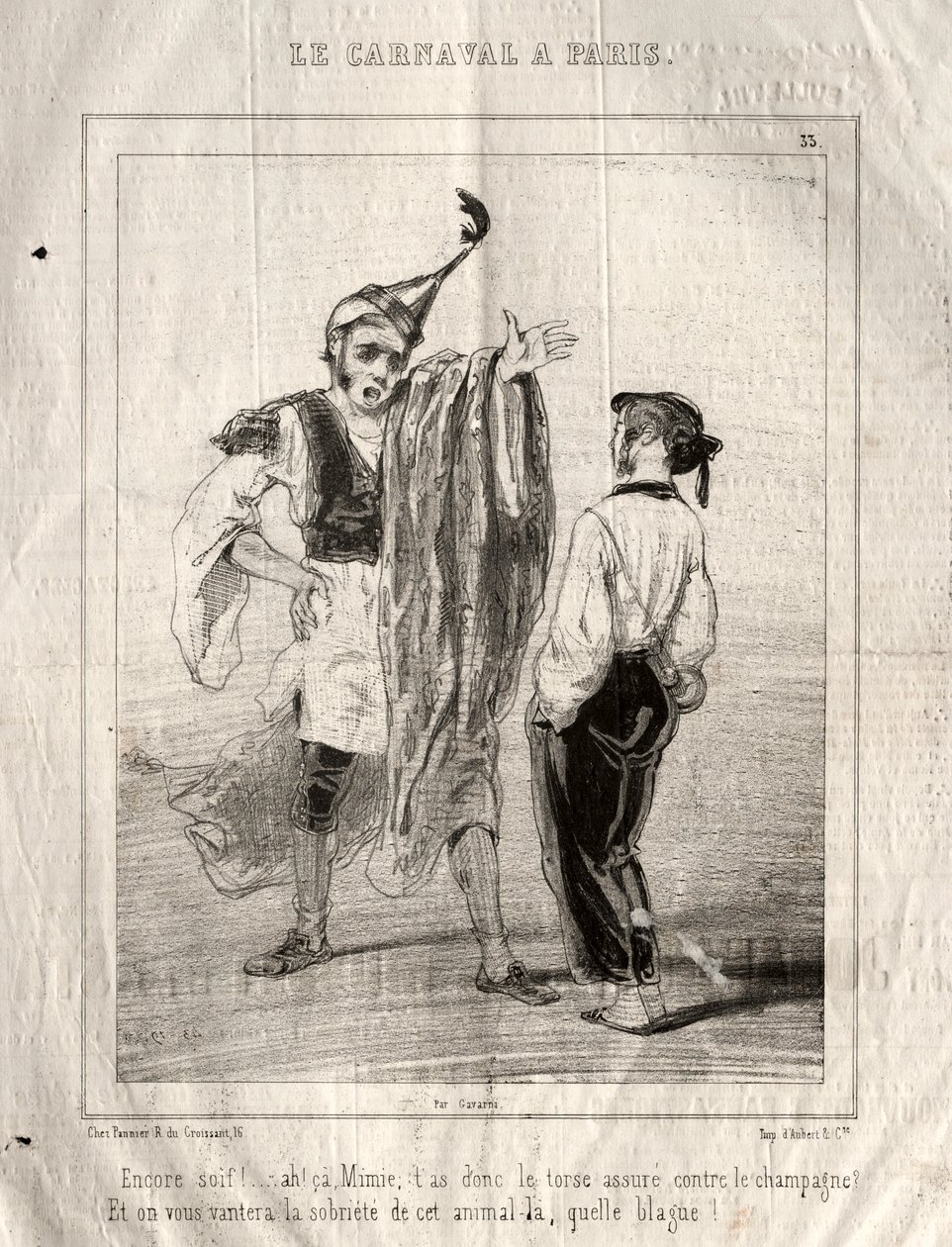 Carnevale, 1841-1843 da Paul Gavarni