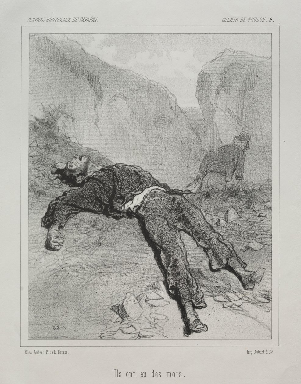 Chemin de Toulon da Paul Gavarni