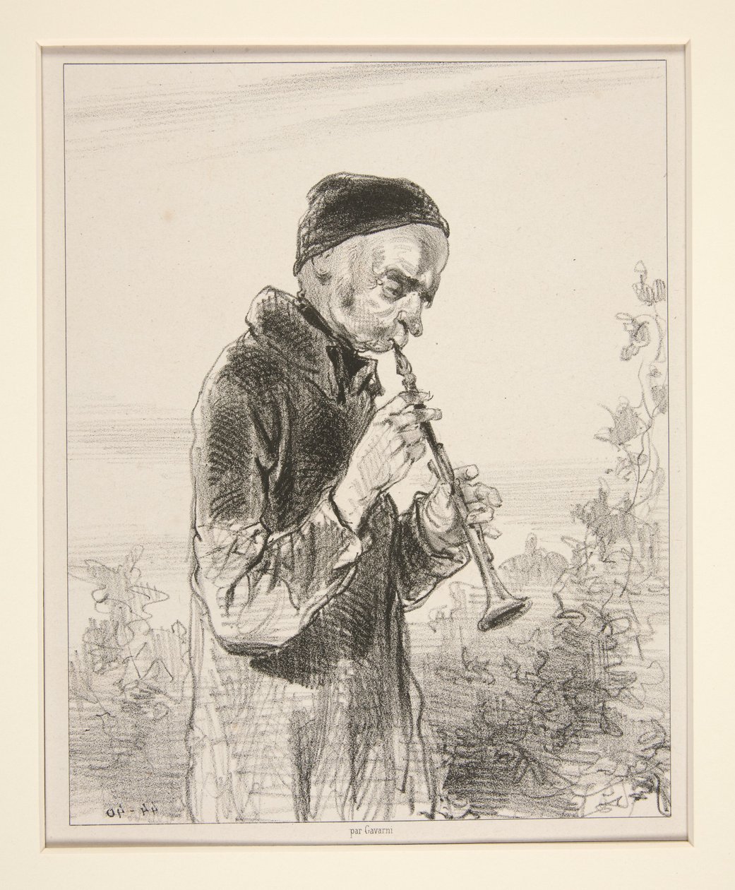 Clarinetto. da Paul Gavarni