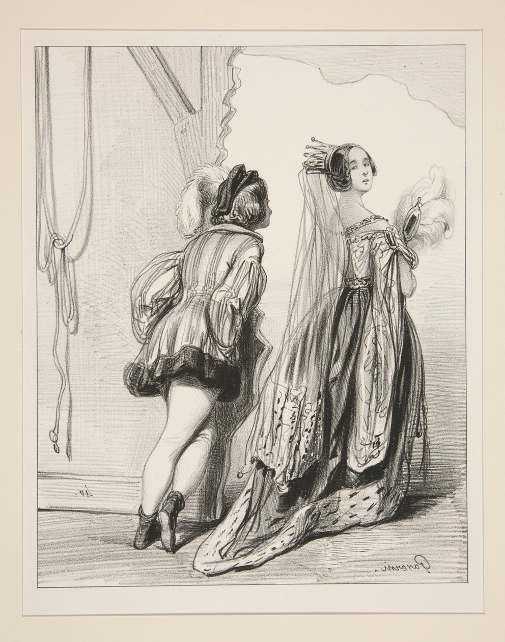 Come va, principessa?... da Paul Gavarni