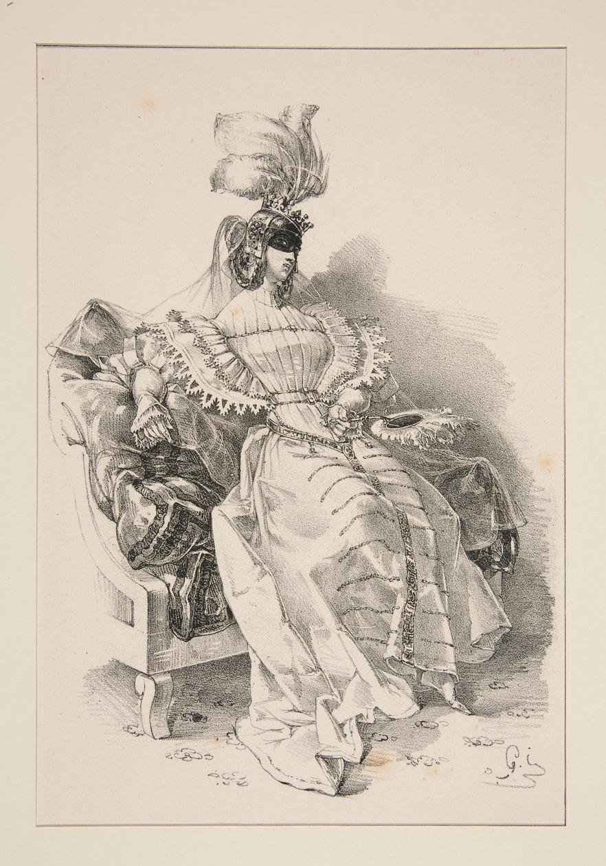 Duchessa da Paul Gavarni
