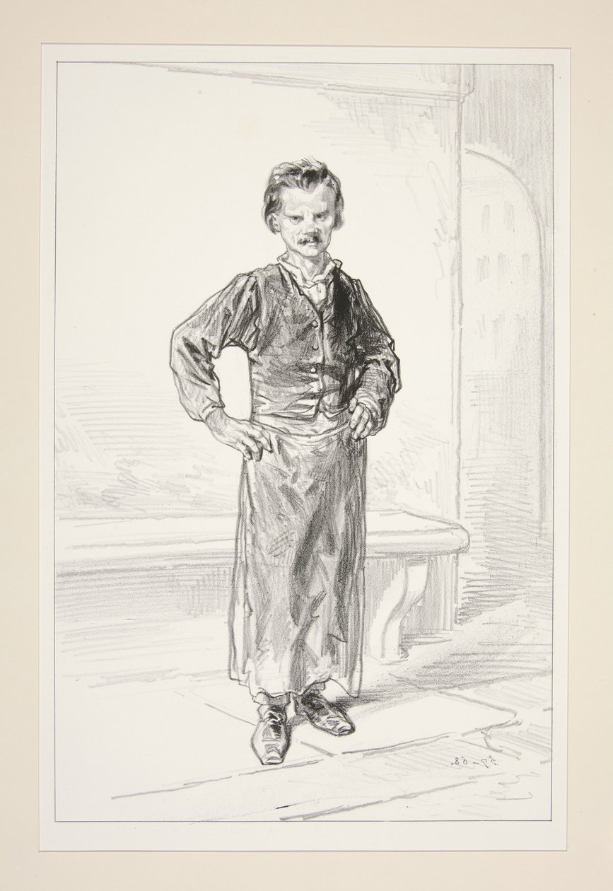Bambino parigino, non cattivo, ma vivace. da Paul Gavarni