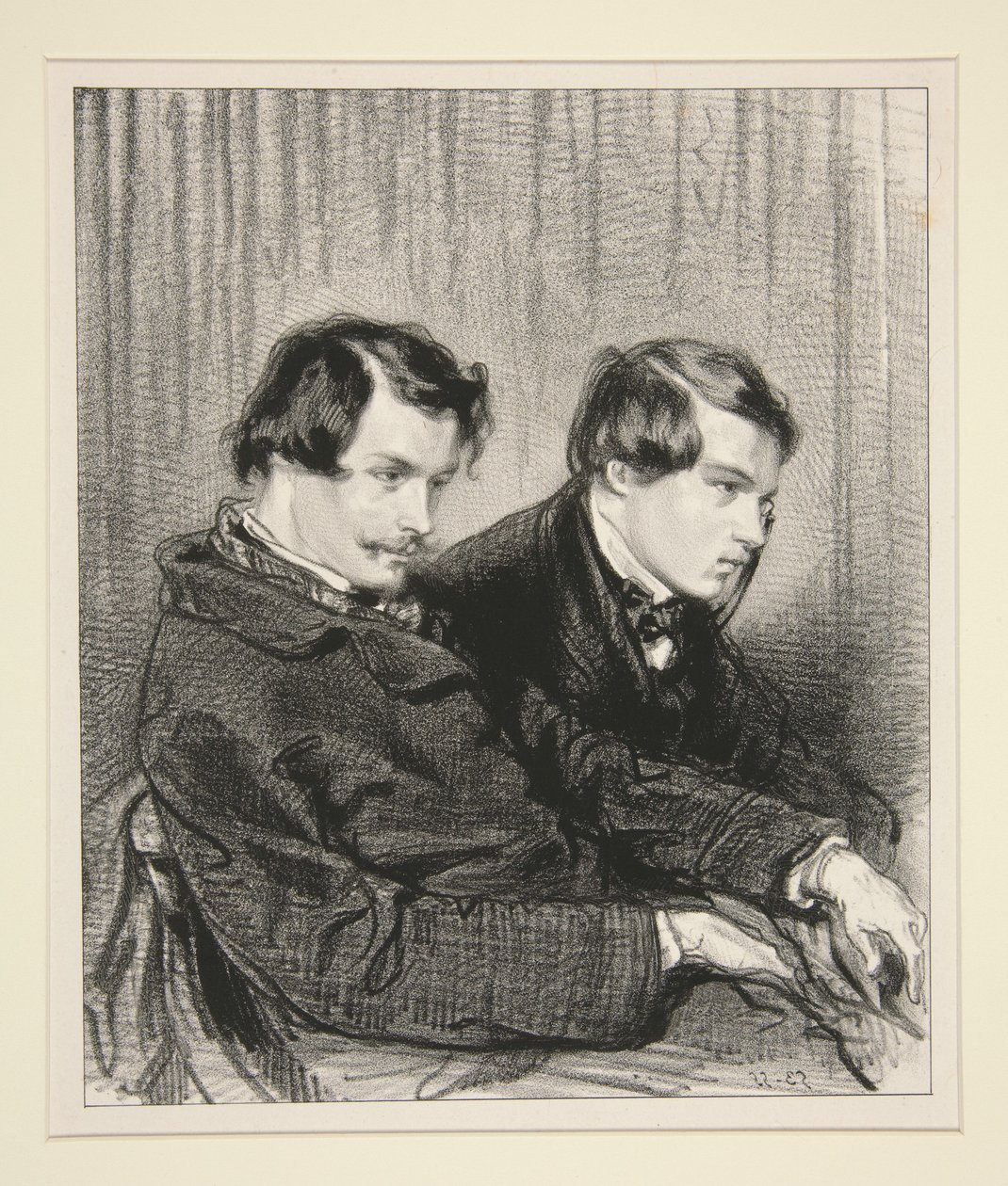 Edmond e Jules de Goncourt da Paul Gavarni
