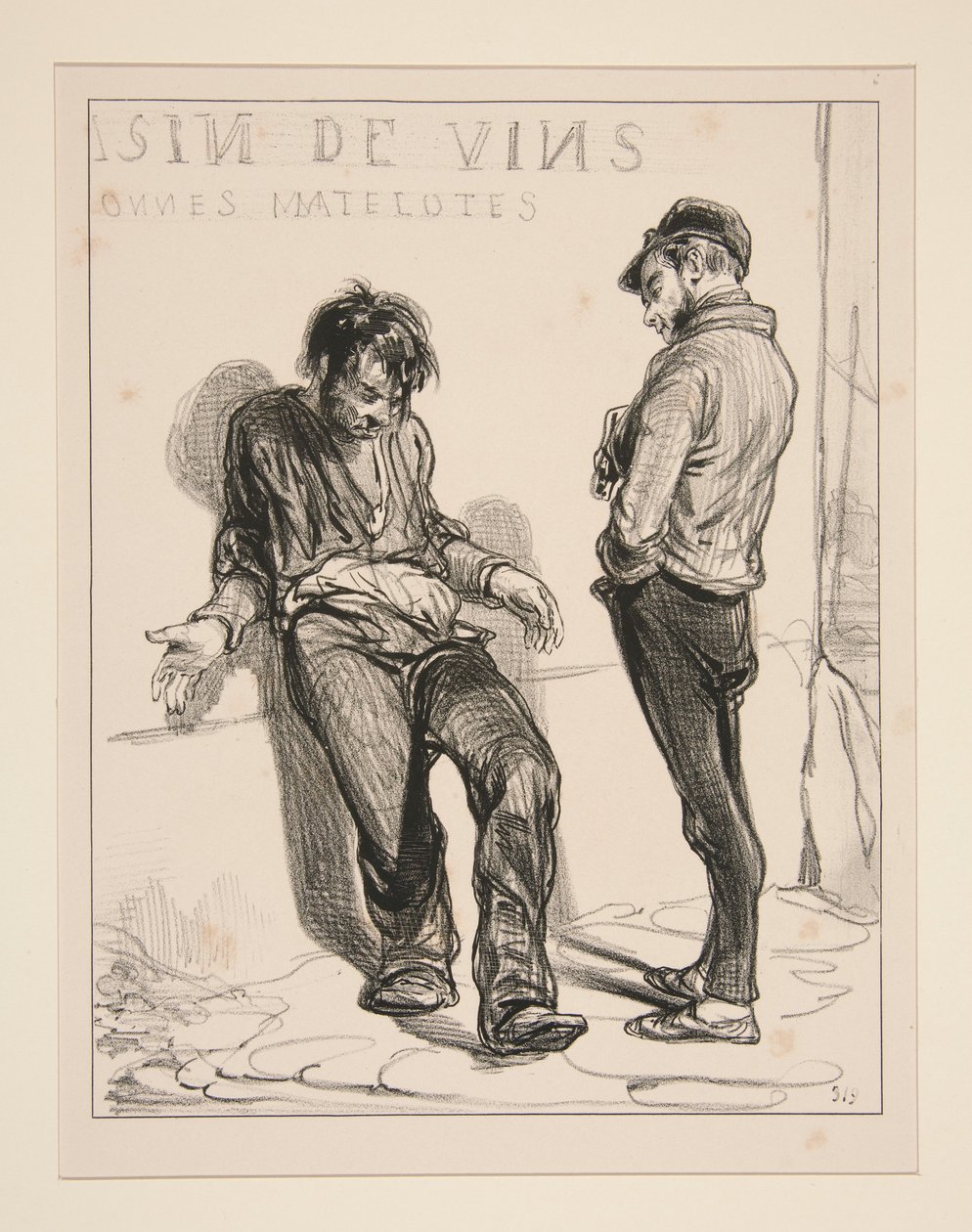 Ehi! Ma a Landerneau le cose non vanno (sic) un po’ meglio, allora... da Paul Gavarni