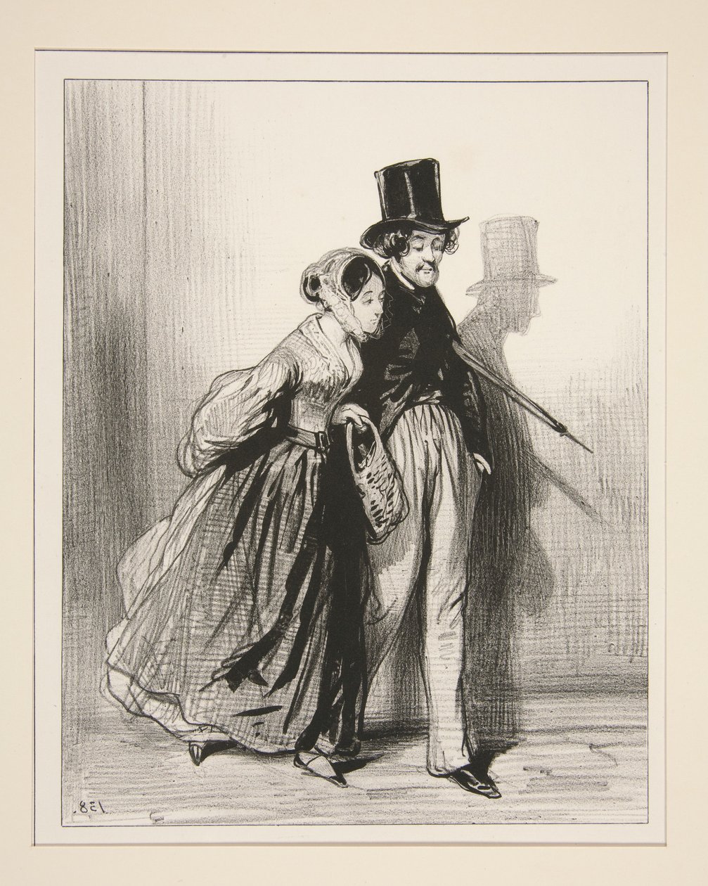 Eugène e la sua piccola. da Paul Gavarni