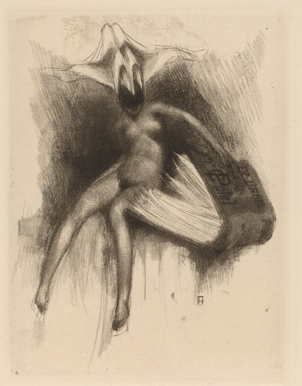 Ex Libris C. Patel da Paul Gavarni