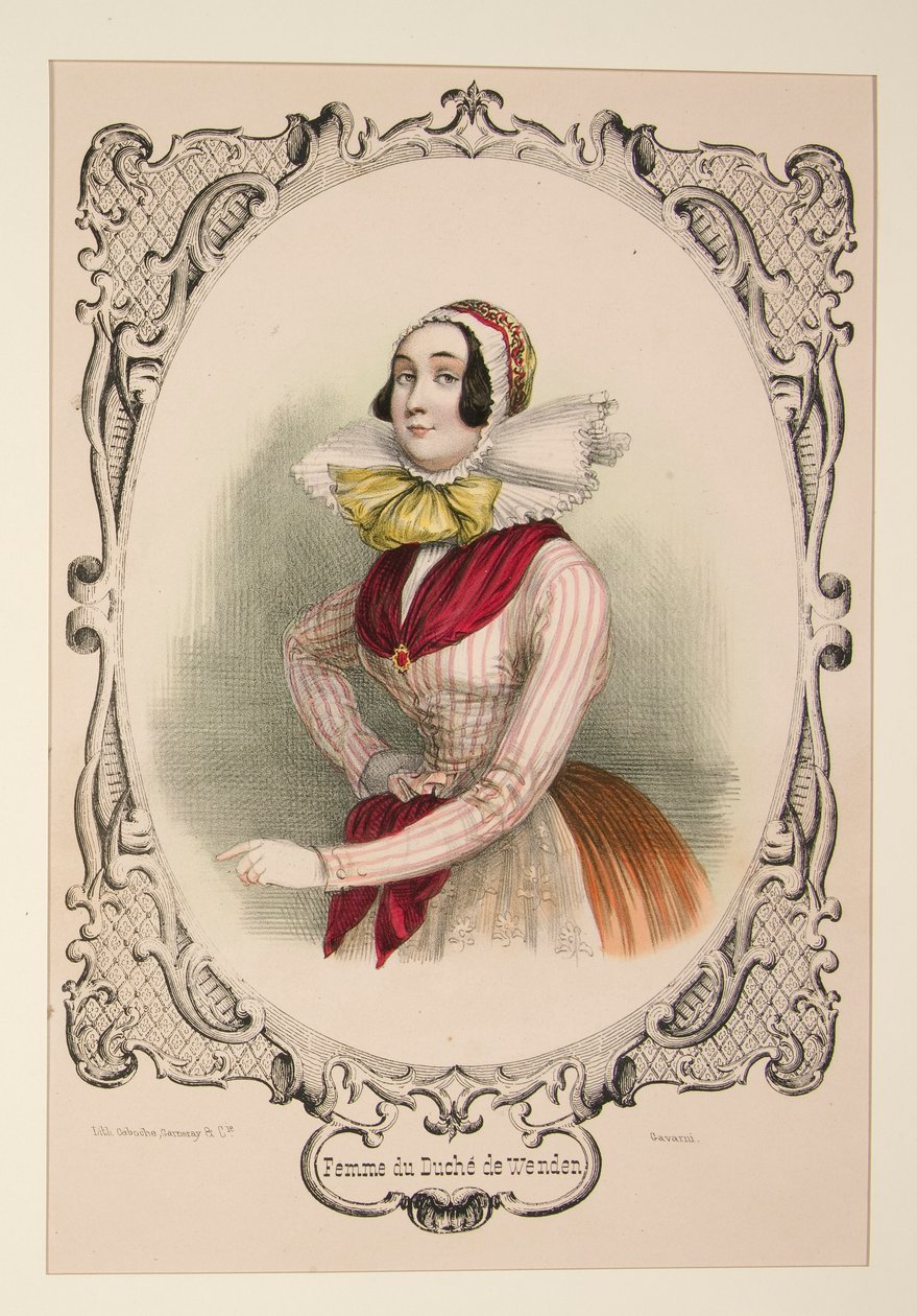 Donna del Ducato di Wenden da Paul Gavarni