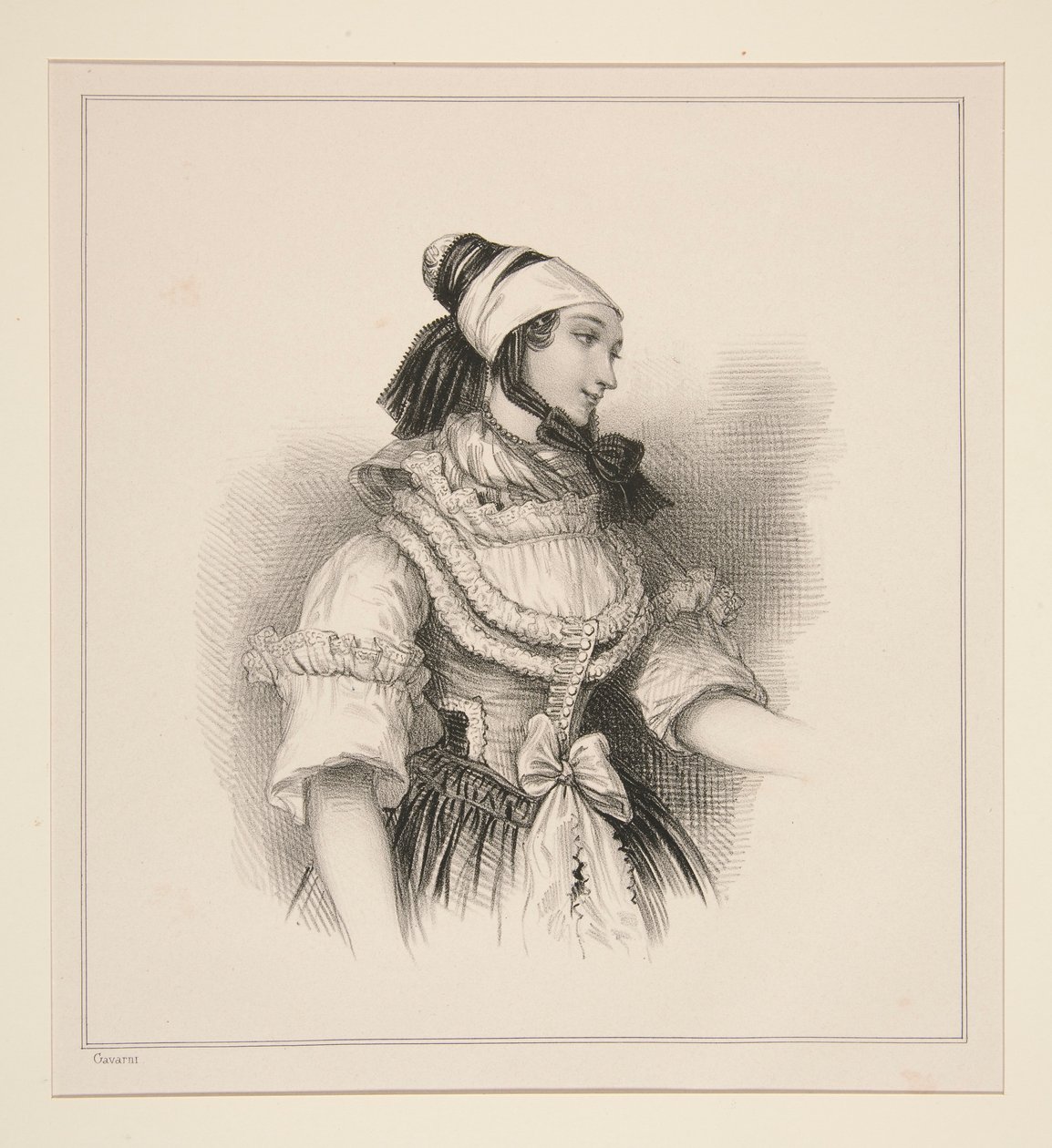 FRANCONIENNE da Paul Gavarni