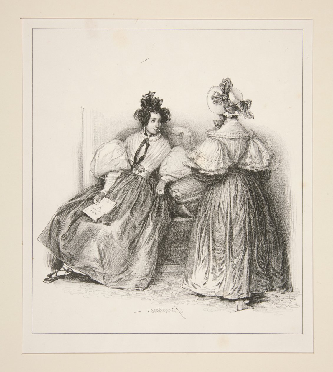 Donne alla moda da Paul Gavarni