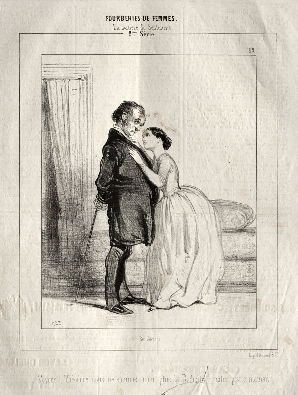 I trucchi delle donne:  In materia di sentimenti da Paul Gavarni